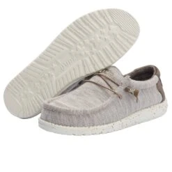 Wally Stretch - Limestone 10 Wally Stretch - Limestone -Heydude Shoes 1103817210 WALLY STRETCH LIME STONE 03