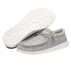 Wally Linen - Iron -Heydude Shoes 110793901 WALLY LINEN IRON 03
