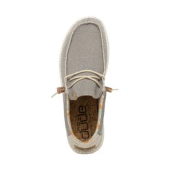 Wally Knit - Cobblestone -Heydude Shoes 112470710 WALLY ECO SOX COBBLESTONE LEFT 6 1