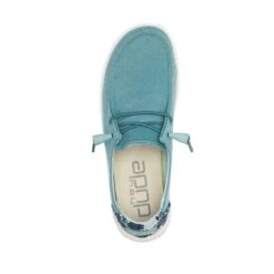 Wendy Stretch Fleece - Sea Blue -Heydude Shoes 121412121 WENDY STRETCH FLEECE SEA BLUE 06