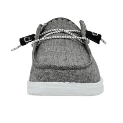 Wendy Chambray - Onyx -Heydude Shoes 121414203 WENDY CHAMBRAY ONYX LEFT 4