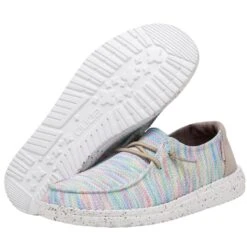 Wendy Sox - Aurora White 10 Wendy Sox - Aurora White -Heydude Shoes 121920214 WENDY SOX AURORA WHITE LEFT 3 1