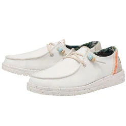 Wendy Fringe - Salt 9 Wendy Fringe - Salt -Heydude Shoes 122150212 WENDY NATURAL SALT LEFT 2