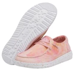 Wendy Tie Dye - Lemon Ombre 10 Wendy Tie Dye - Lemon Ombre -Heydude Shoes 122256020 WENDY TIE DYE LEMON OMBRE LEFT 3