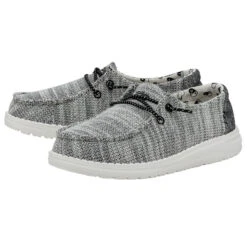 Wendy Youth Stretch - Yin And Yang -Heydude Shoes 130123351 WENDY YOUTH STRETCH YIN YANG LEFT 2