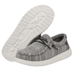 Wally Youth Stretch - Yin And Yang 10 Wally Youth Stretch - Yin And Yang -Heydude Shoes 130133351 WALLY YOUTH STRETCH YIN YANG LEFT 3 1