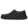 Wally Youth - Black 1 Wally Youth - Black -Heydude Shoes 130134900 WALLY YOUTH BLACK 01 900