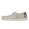 Wally Patriotic - Off White Patriotic -Heydude Shoes 40001 1K1 WALLYPATRIOTIC OFFWHITEPATRIOTIC LEFTSIDE
