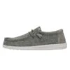 Wally Ascend Woven - Carbon -Heydude Shoes 40002 0YK WALLYASCENDWOVEN CARBON LEFTSIDE
