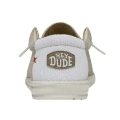 Wally Braided - Off White 12 Wally Braided - Off White -Heydude Shoes 40003 1LB WALLYBRAIDED OFFWHITE LEFTBACK