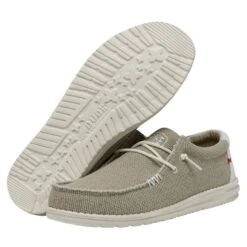 Wally Braided - Off White 10 Wally Braided - Off White -Heydude Shoes 40003 1LB WALLYBRAIDED OFFWHITE PAIRBOTTOM