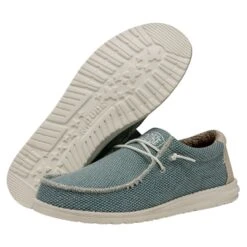 Wally Braided - Aqua -Heydude Shoes 40003 449 WALLYBRAIDED AQUA PAIRBOTTOM