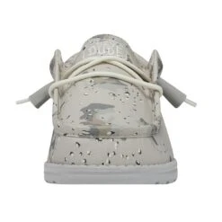 Wally Camouflage - Greyscale Desert Camo -Heydude Shoes 40004 1KL WALLYCAMOUFLAGE GREYSCALEDESERTCAMO LEFTFRONT
