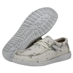 Wally Camouflage - Greyscale Desert Camo -Heydude Shoes 40004 1KL WALLYCAMOUFLAGE GREYSCALEDESERTCAMO PAIRBOTTOM