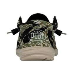 Wally Camouflage - Tiger Stripe Camo -Heydude Shoes 40004 9CJ WALLYCAMOUFLAGE TIGERSTRIPECAMO LEFTBACK