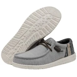 Wally Funk - Stone -Heydude Shoes 40006 270 WALLYFUNK STONE PAIRBOTTOM