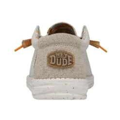Wally Stretch - Tofu -Heydude Shoes 40008 2BJ WALLYSTRETCH TOFU LEFTBACK