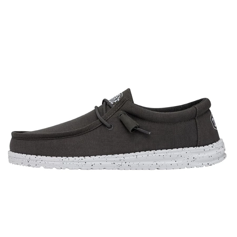Wally Slub Canvas - Dark Grey 3 Wally Slub Canvas - Dark Grey