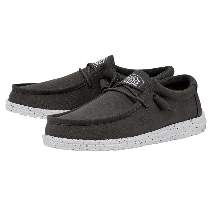 Wally Slub Canvas - Dark Grey 4 Wally Slub Canvas - Dark Grey - Image 2