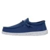 Wally Slub Canvas - True Blue -Heydude Shoes 40009 428 WALLYSLUBCANVAS TRUEBLUE LEFTSIDE
