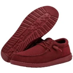 Wally Funk Mono - Red -Heydude Shoes 40011 610 WALLYFUNKMONO RED PAIRBOTTOM