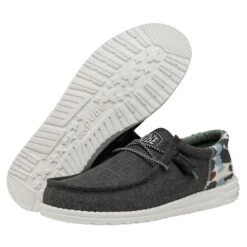 Wally Funk Tie Dye - Grey -Heydude Shoes 40012 030 WALLYFUNKTIEDYE GREY PAIRBOTTOM
