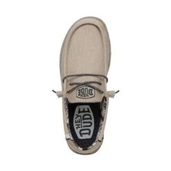 Wally H2O - Sand Dollar 13 Wally H2O - Sand Dollar -Heydude Shoes 40013 2AT WALLYH2O SANDDOLLAR LEFTTOP