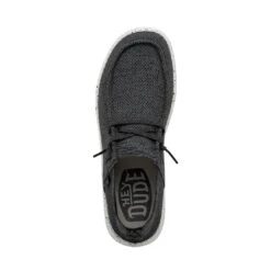 Wally Halo - Dark Grey 13 Wally Halo - Dark Grey -Heydude Shoes 40014 029 WALLY HALO DARK GREY LEFT 6