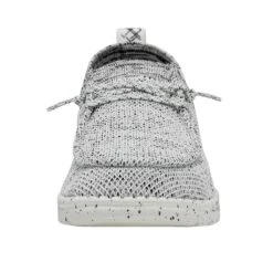 Wally Halo - Stone White 11 Wally Halo - Stone White -Heydude Shoes 40014 1KA WALLY HALO STONE WHITE LEFT 4