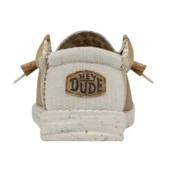 Wally Break Stitch - Ocra -Heydude Shoes 40015 76F WALLYBREAKSTITCH OCRA LEFTBACK