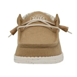 Wally Break Stitch - Ocra -Heydude Shoes 40015 76F WALLYBREAKSTITCH OCRA LEFTFRONT