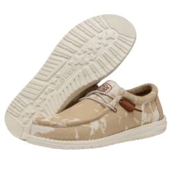 Wally Palm - White -Heydude Shoes 40016 100 WALLYPALM WHITE PAIRBOTTOM