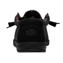 Wally Sox - Jet Black -Heydude Shoes 40019 0XD WALLY SOX JET BLACK LEFT 5