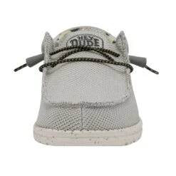 Wally Sox Triple Needle - Fog -Heydude Shoes 40020 1HA WALLYSOXTRIPLENEEDLE FOG LEFTFRONT