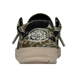 Wally Toddler Camouflage - Tiger Stripe Camo -Heydude Shoes 40027 9CJ WALLYTODDLERCAMOUFLAGE TIGERSTRIPECAMO LEFTBACK