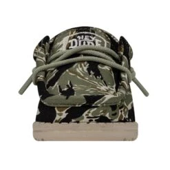Wally Toddler Camouflage - Tiger Stripe Camo -Heydude Shoes 40027 9CJ WALLYTODDLERCAMOUFLAGE TIGERSTRIPECAMO LEFTFRONT