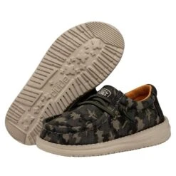 Wally Toddler Camodino - Musk 10 Wally Toddler Camodino - Musk -Heydude Shoes 40028 3VB WALLYTODDLERCAMODINO MUSK PAIRBOTTOM