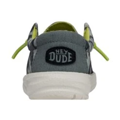 Wally Toddler Camodino - Blue -Heydude Shoes 40028 425 WALLYTODDLERCAMODINO BLUE LEFTBACK