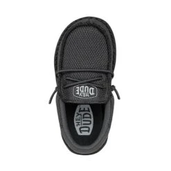 Wally Toddler Funk Mono - Alloy -Heydude Shoes 40030 1FX WALLYTODDLERFUNKMONO ALLOY LEFTTOP