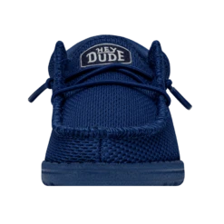 Wally Toddler Funk Mono - True Blue -Heydude Shoes 40030 428 WALLYTODDLERFUNKMONO TRUEBLUE LEFTFRONT