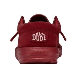 Wally Toddler Funk Mono - Red -Heydude Shoes 40030 610 WALLYTODDLERFUNKMONO RED LEFTBACK
