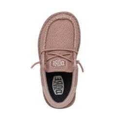 Wally Toddler Funk Mono - Rose Sand -Heydude Shoes 40030 6UT WALLYTODDLERFUNKMONO ROSESAND LEFTTOP
