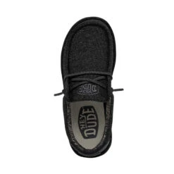 Wally Youth - Basic Black 13 Wally Youth - Basic Black -Heydude Shoes 40041 001 WALLY YOUTH BASIC BLACK LEFT 6