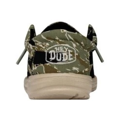 Wally Youth Camouflage - Tiger Stripe Camo 12 Wally Youth Camouflage - Tiger Stripe Camo -Heydude Shoes 40042 9CJ WALLYYOUTHCAMOUFLAGE TIGERSTRIPECAMO LEFTBACK