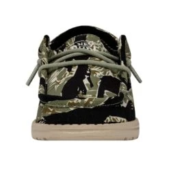 Wally Youth Camouflage - Tiger Stripe Camo 11 Wally Youth Camouflage - Tiger Stripe Camo -Heydude Shoes 40042 9CJ WALLYYOUTHCAMOUFLAGE TIGERSTRIPECAMO LEFTFRONT