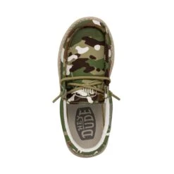 Wally Youth Camouflage - Multi Camo 13 Wally Youth Camouflage - Multi Camo -Heydude Shoes 40042 9CQ WALLYYOUTHCAMOUFLAGE MULTICAMO LEFTTOP