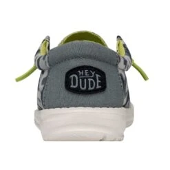 Wally Youth Camodino - Blue 12 Wally Youth Camodino - Blue -Heydude Shoes 40043 425 WALLYYOUTHCAMODINO BLUE LEFTBACK