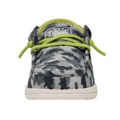 Wally Youth Camodino - Blue 11 Wally Youth Camodino - Blue -Heydude Shoes 40043 425 WALLYYOUTHCAMODINO BLUE LEFTFRONT