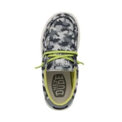 Wally Youth Camodino - Blue 13 Wally Youth Camodino - Blue -Heydude Shoes 40043 425 WALLYYOUTHCAMODINO BLUE LEFTTOP