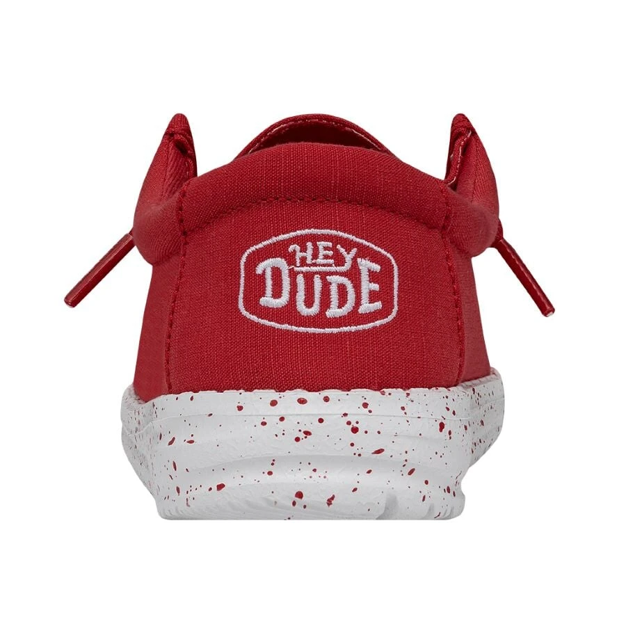 Wally Youth Slub Canvas - Red 7 Wally Youth Slub Canvas - Red - Image 5